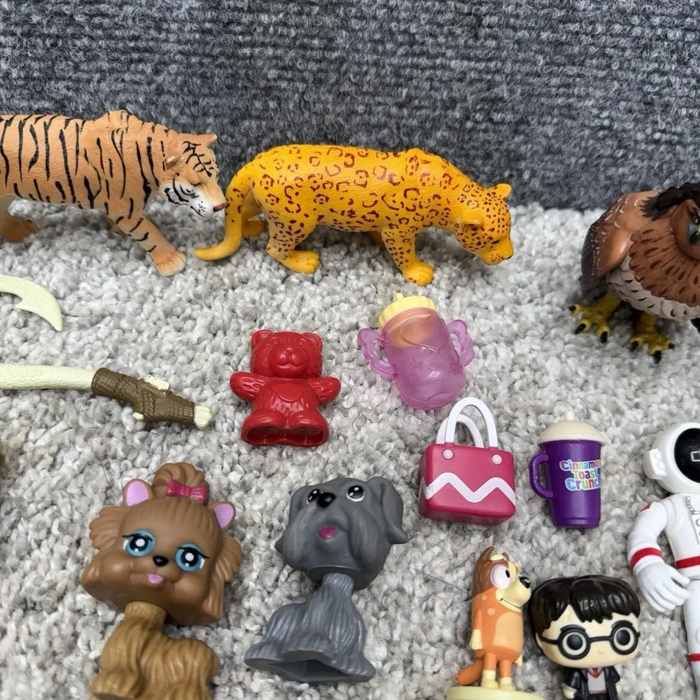Huge lot toys‎ figures Care Bears rabbits dogs animals and more AS IS